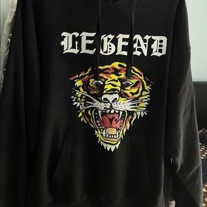 Ed Hardy Le Tigre Legend Pullover Hoodie